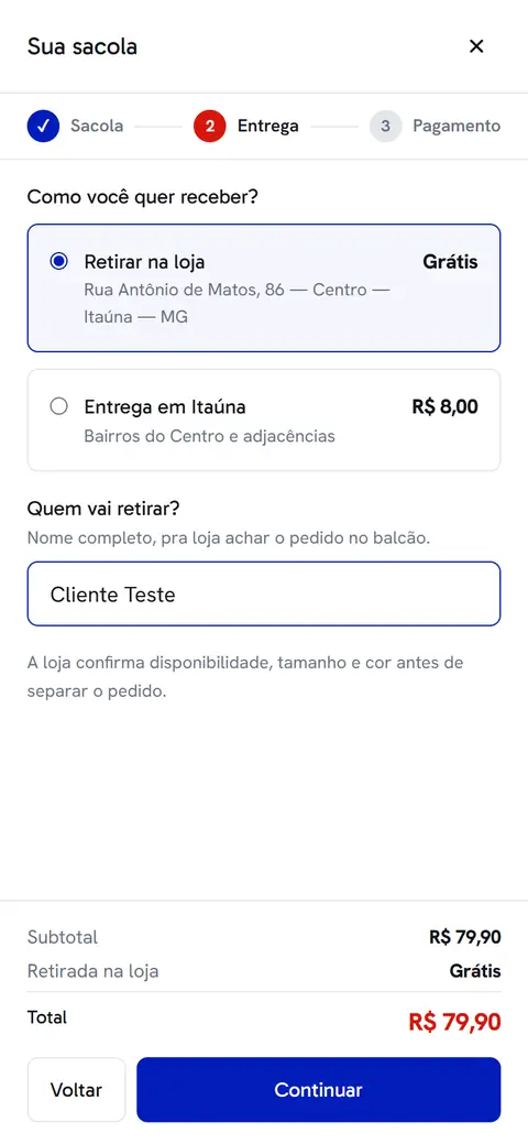 STOP 10: Entrega